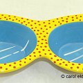 sunglass 2 section tray